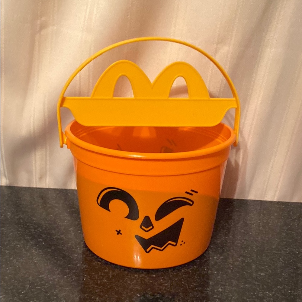 2025 McDonald's Halloween Bucket in Orange